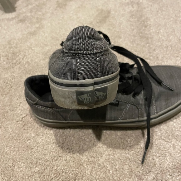 Vans OFF THE WALL Dark Grey 721454 Skateboard Shoe Waffle Gum Sole Size 6.5 Men main image 5